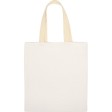 Сумка для шопинга Steady из хлопка с парусиновыми ручками, 260 г/м2, белый
