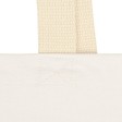 Сумка для шопинга Steady из хлопка с парусиновыми ручками, 260 г/м2, белый