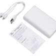 Внешний беспроводной аккумулятор 2-в-1 с функцией зарядки Apple Watch, QC/PD «AtomIQ», 10000 мАч, белый