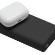Внешний беспроводной аккумулятор 2-в-1 с функцией зарядки Apple Watch, QC/PD «AtomIQ», 10000 мАч, черный