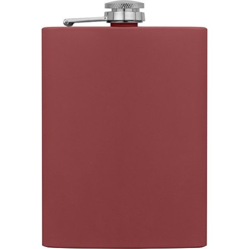 Фляжка 240 мл Remarque soft touch, 304 сталь, бургунди