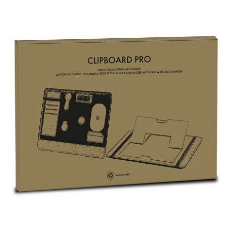 Складная подставка для ноутбука и органайзер для аксессуаров «Clipboard Pro»
