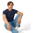 Футболка HD Fit короткий рукав с эластаном, мужская, тёмно-синий