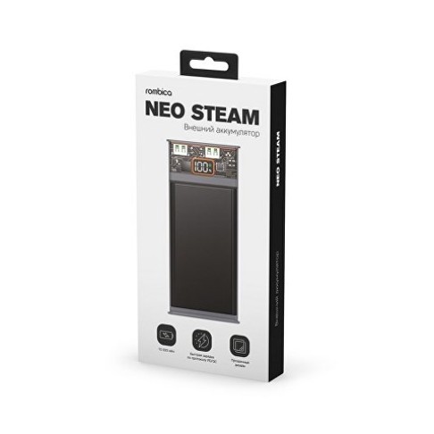 Внешний аккумулятор Rombica NEO Steam Gray Внешний аккумулятор Rombica NEO Steam Gray