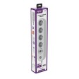 Умный сетевой фильтр HIPER IoT PS43/Wi-Fi 2,4 ГГц/4 розетки и 3 USB порта/2500Вт/10А IoT PS43