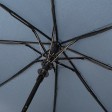 Зонт-полуавтомат Roof с куполом из переработанного пластика, антрацит 2165C