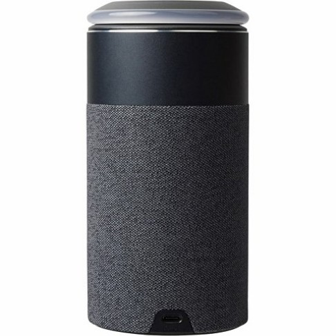 Колонка с беспроводной Magsafe-зарядкой для смартфона и наушников «Мьюзик», 15 Вт, черный Колонка с беспроводной Magsafe-зарядкой для смартфона и наушников «Мьюзик», 15 Вт, черный