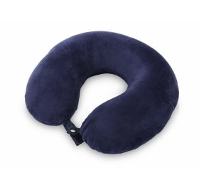 Подушка Basic из микрофибры с эффектом памяти U-shape, синий (P)