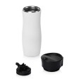 Вакуумная термокружка с кнопкой Streamline, Waterline, soft-touch, белый (P)