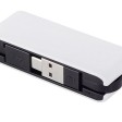 USB-хаб «Hubix» с коннектором 2-в-1 USB-C и USB-A, 2.0, белый
