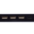 USB-хаб «Hubix» с коннектором 2-в-1 USB-C и USB-A, 2.0, белый