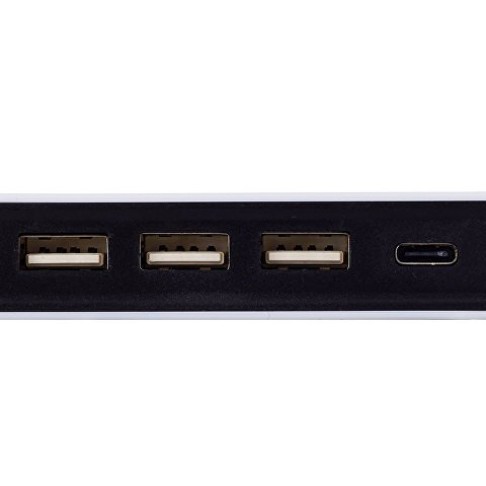 USB-хаб «Hubix» с коннектором 2-в-1 USB-C и USB-A, 2.0, белый
