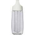 Спортивная бутылка HydroFruit из переработанной пластмассы, с инфузором, 700 мл - Белый