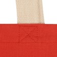 Сумка для шопинга Steady из хлопка с парусиновыми ручками, 260 г/м2, красный (P)