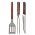 Набор для барбекю из ореха 