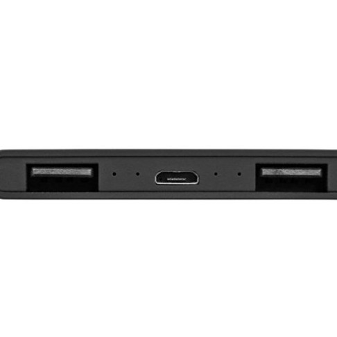 Портативное зарядное устройство с синей подсветкой логотипа «Faros», soft-touch, 4000 mAh (P)