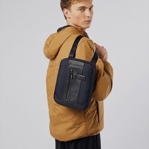 Сумка через плечо, Piquadro Brief, Черный