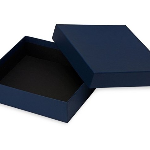 Подарочная коробка с эфалином Obsidian L 243 х 208 х 63, синий (P)