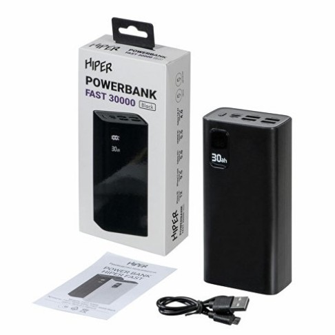 Портативный внешний аккумулятор FAST 30000 Black (P)