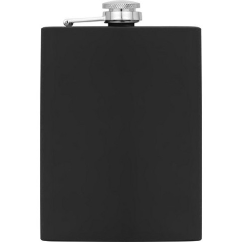 Фляжка 240 мл Remarque soft touch, 304 сталь, черный (P)