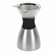 Кофеварка POUR OVER, 1000 мл, серебристый/черный