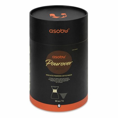 Кофеварка POUR OVER, 1000 мл, серебристый/черный