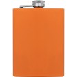 Фляжка 240 мл Remarque soft touch, 304 сталь, оранжевый