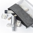 Косметичка из PVC и ткани 