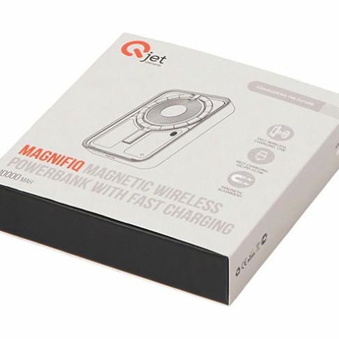 Беспроводной магнитный внешний аккумулятор с QC\PD «MagnifIQ», 10000 мАч, 15 Вт, черный Беспроводной магнитный внешний аккумулятор с QC\PD «MagnifIQ», 10000 мАч, 15 Вт, черный
