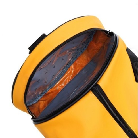Сумка спортивная TORBER РИТМ, желтая, полиэстер 900D с PU покрытием, 45 х 25 х 25 см