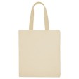 Сумка для шопинга Steady из хлопка с парусиновыми ручками, 260 г/м2, натуральный