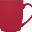 Кружка с покрытием soft-touch C1, красный