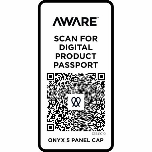 Onyx с 5 панелями Aware™ кепка из переработанных материалов - Белый