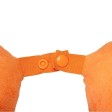 Подушка Basic из микрофибры с эффектом памяти U-shape, оранжевый NEW