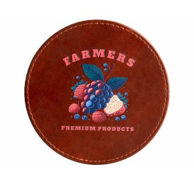 Набор аксессуаров для вина «Fabrizio», коричневый с рельефной УФ-печатью