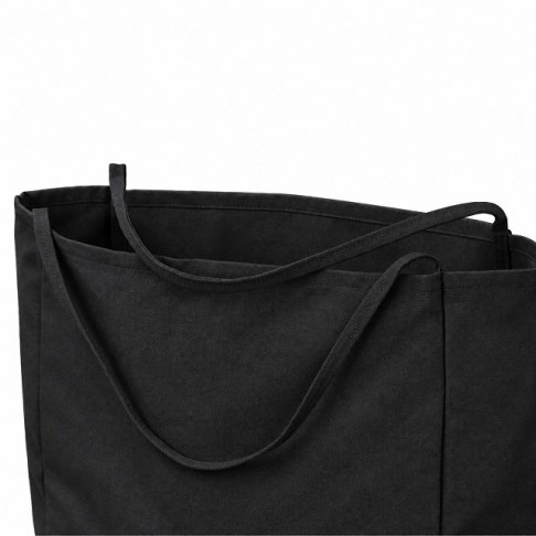 Шоппер-оверсайз Grossbag из переработанного хлопка 340 г, черный