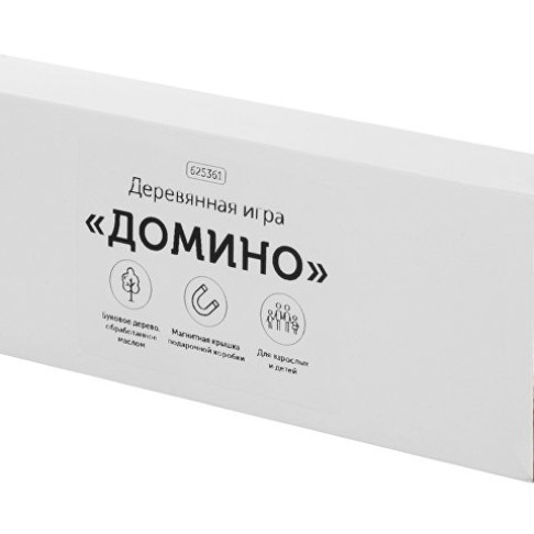 Игра «Домино» из массива бука