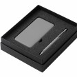 Подарочный набор c ручкой и повербанком 5000 mAh, серый