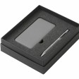 Подарочный набор c ручкой и повербанком 10000 mAh, серый