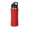 Подарочный набор с бутылкой для воды и повербанком С1, 5000 mAh, красный