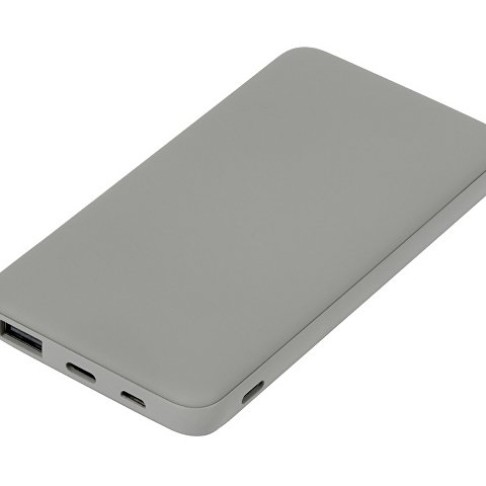 Подарочный набор с бутылкой для воды и повербанком С2, 10000 mAh, серый