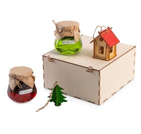 Подарочный набор «Decoration Deluxe» 2.0 с двумя видами варенья, натуральный Подарочный набор «Decoration Deluxe» 2.0 с двумя видами варенья, натуральный