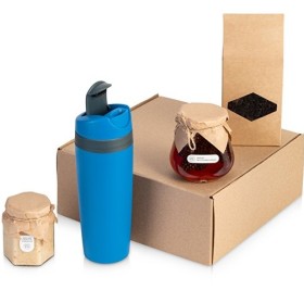 Подарочный набор Tea Cup Superior Honey 2.0, синий Подарочный набор Tea Cup Superior Honey 2.0, синий
