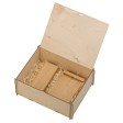 Подарочный набор с БЗУ и внешним аккумулятором «Bamboo Set», натуральный