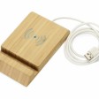 Подарочный набор с БЗУ и внешним аккумулятором «Bamboo Set», натуральный