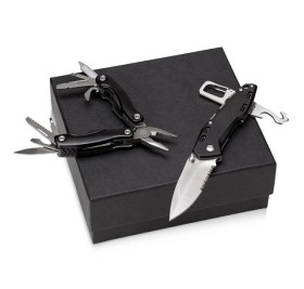 Подарочный набор с мультитулом и ножом «Blacksmith», черный