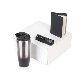 Подарочный набор «Vice» с термокружкой, парковочной визиткой и обложкой для документов Подарочный набор «Vice» с термокружкой, парковочной визиткой и обложкой для документов