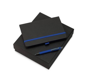 Подарочный набор «Jacque» 2.0. с ручкой и блокнотом, синий Подарочный набор «Jacque» 2.0. с ручкой и блокнотом, синий