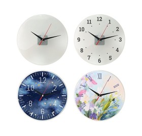 Часы настенные круглые из стекла 28 см «Thames» (Р)