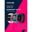Умные часы CANYON Barberry SW-79, IP 67, BT 5.1, сенсорный дисплей 1.7, розовый (Р)